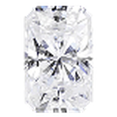 Radiant cut lab-grown diamond